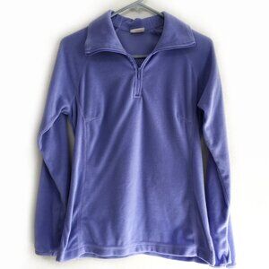Columbia sportswear light purple fleece pullover size medium